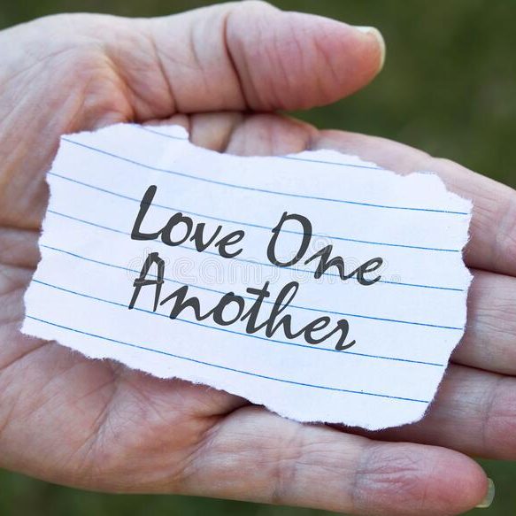 love-one-another-paper-note-205134261